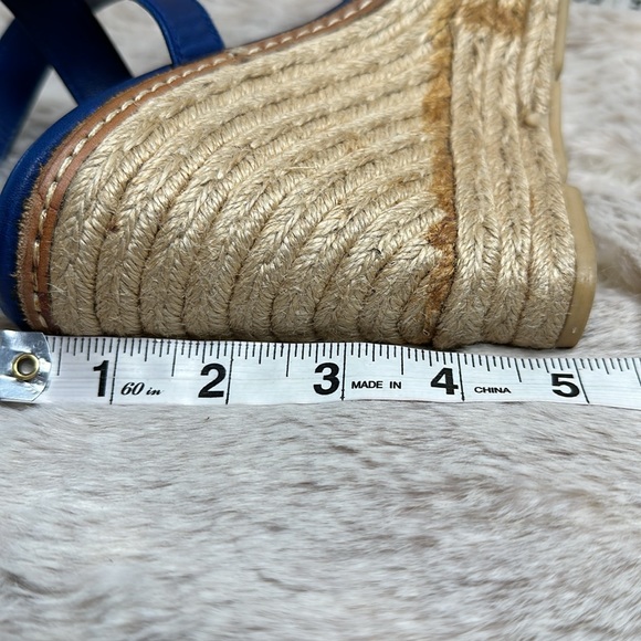 Ralph Lauren Collection | Purple Label | Blue Leather Espadrille - Picture 12 of 14